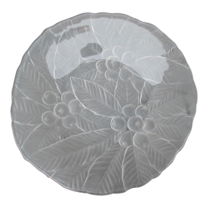 Frosted Crystal Buffet Platter