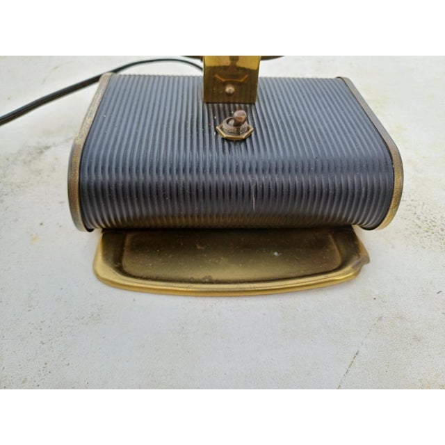 Beautiful 1940s/50s desk lamp by JUMO (model no. 71). Designed by the renowned Irish designer Eileen Gray. Height: 42 cm,...