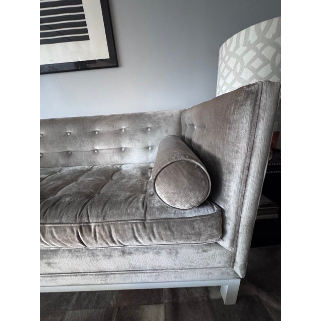 Beautiful Jonathan Adler Lampert sofa in amazing condition. Dimensions 85" W, 35" D, 31" H Seat height: 18", Seat depth:...