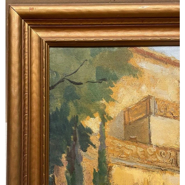 Original C1950s Vladimir Potocnjak 'croatia Village Landscape' Painting - Listed For Sale - Image 10 of 11