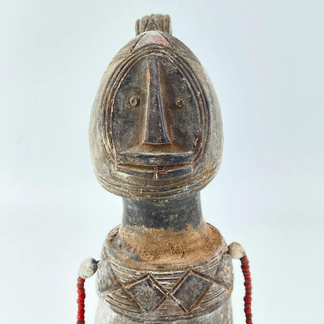 African Early 20th Century Tikar Clay House God 10inch Cameroon For Sale - Image 3 of 7