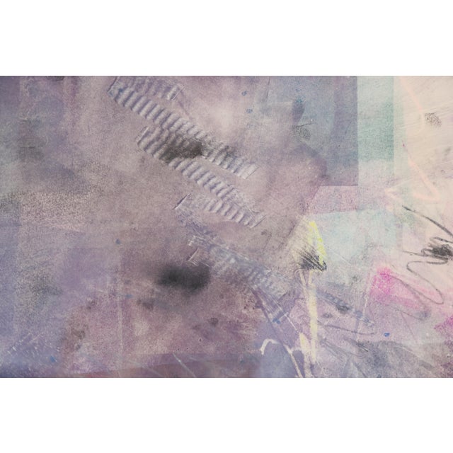 Paper Jack Roberts “Bruxelles” 1980s Lithographic Monotype on BFK Rives Paper With Artist-Signed Appraisal For Sale - Image 7 of 9