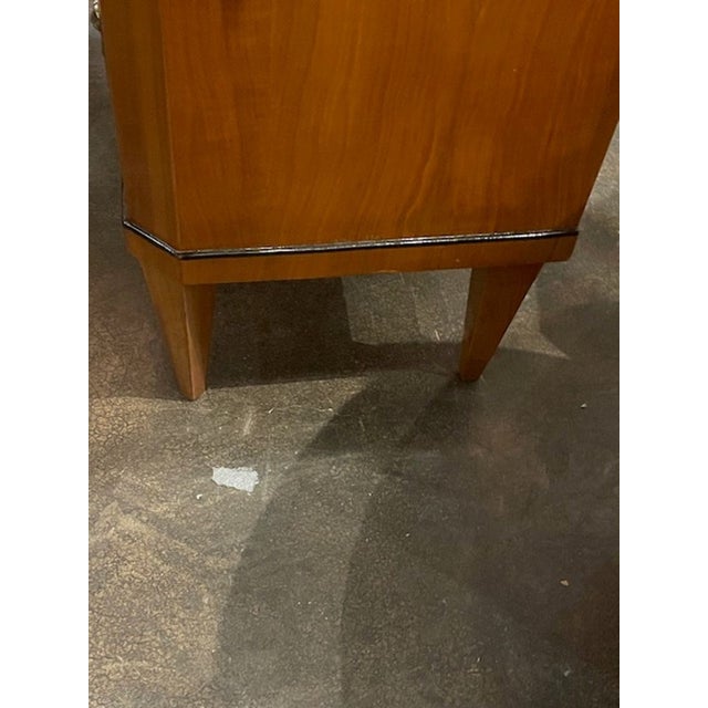 19th C. German Biedermeier Walnut Side Table For Sale In Dallas - Image 6 of 10