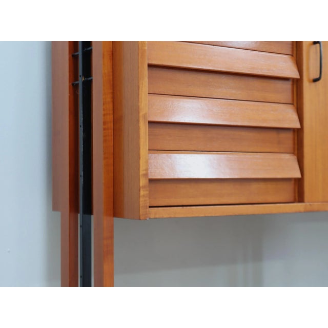 Mid-Century Modern Italian Teak Bookcase, 1960s For Sale - Image 10 of 15