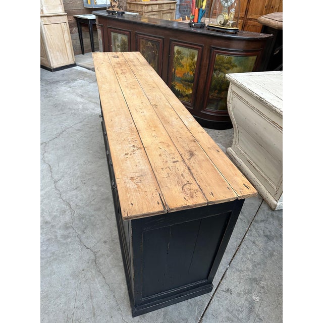 Wood Early 20th Century Distressed Sideboard For Sale - Image 7 of 10