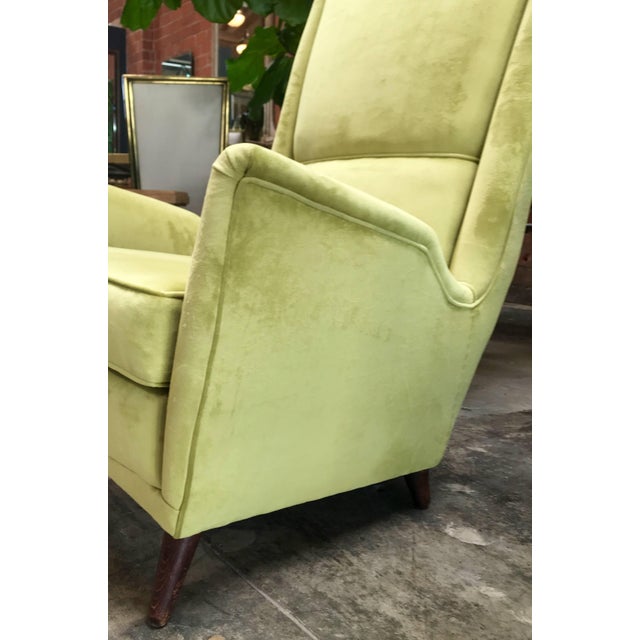 Italian Upholstered Armchairs by ISA - a Pair For Sale In Los Angeles - Image 6 of 10