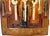 Brown 19th Century Russian Icon Synaxis of Hierarch Saints, Christ Pantokrator, 1850s For Sale - Image 8 of 12