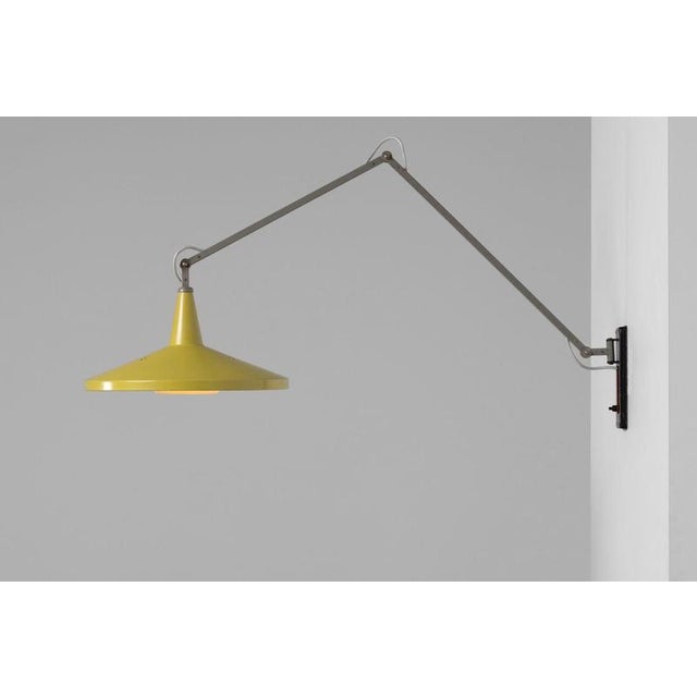 4050 Panama Wall Lamp by Wim Rietveld for Gispen, 1955 For Sale - Image 9 of 18