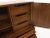 American Walnut Concave Front Gentleman's Chest Dresser Double Door Compartment For Sale - Image 11 of 13
