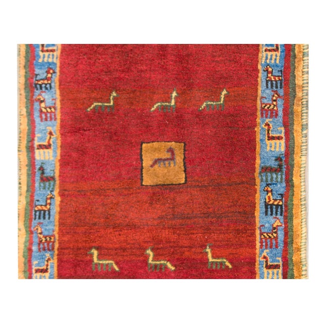 Vintage Gabbeh Rug For Sale - Image 4 of 13
