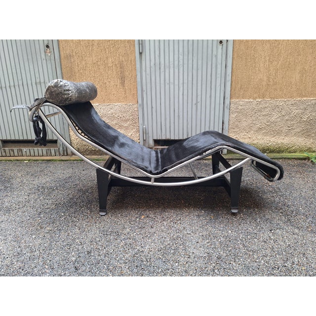 1970s Vintage LC4 Chaise Lounge by Le Corbusier, 1970s For Sale - Image 5 of 13