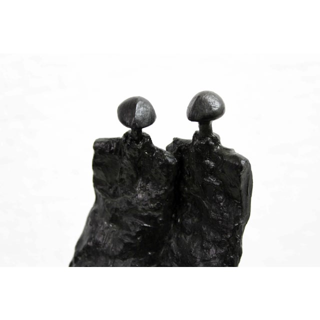 Modernist Couple Figurine in Resin from Tonyl, 1998s For Sale - Image 6 of 13