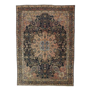 Antique Persian Tabriz Rug, 09'04 X 13'00 For Sale