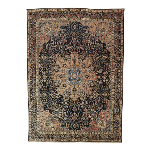 Antique Persian Tabriz Rug, 09'04 X 13'00 For Sale