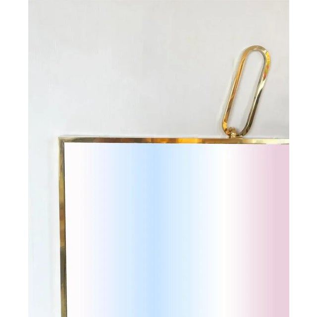 Vintage Mirror with Hook, 1970s For Sale - Image 4 of 7