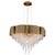 Gold Collection Marte Chandelier in Metal and Crystal by Jago For Sale - Image 8 of 8