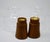 Dansk Jens Quistgaard Teakwood Brass Glass Hurricane Candleholders a-Pair. The candlesticks are used in good condition...