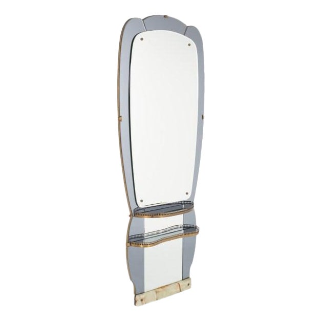 Mid-Century Italian Mirror from Crystal Art, 1960s For Sale