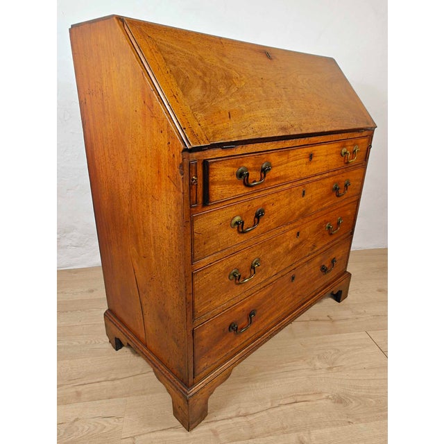 Georgian Secretaire in Oak, 1800 For Sale - Image 3 of 18