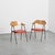 Pair of Model 675 armchairs designed in the 1950s by Robin and Lucienne Day and produced by Airborne in France. Each...