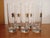 Set of 6 crystal liqueur glasses with silver decoration from the 1990s, designed by Nanae Umeda of the Sottsass Associati...