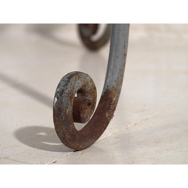 Metal Vintage Iron Hall Coat Rack, 1920 For Sale - Image 7 of 9