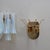 Metal Gilt and Opaline Murano Glass Petal Wall Sconces from La Murrina, 1980s, Set of 2 For Sale - Image 7 of 13