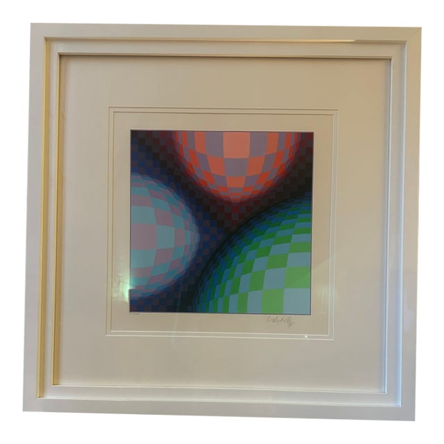 Victor Vasarely Signed & Numbered Serigraph – "Constellation" (1967-1970s) For Sale