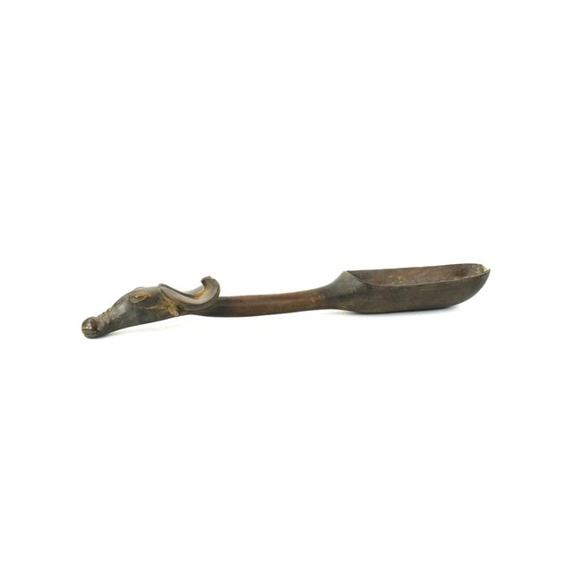 Early 20th Century Dan Figural Wunkirile Spoon with Buffalo Côte d'Ivoire For Sale In Denver - Image 6 of 6