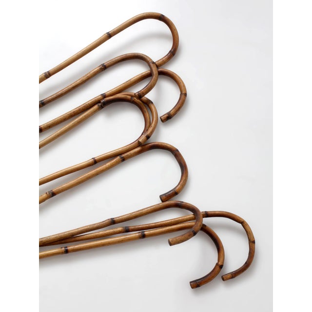 Early 20th Century Antique Bamboo Walking Canes Collection For Sale - Image 5 of 14