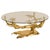 Gold Belgian Brass Bonsai Round Glass Top Coffee Table by Willy Daro No. 01, 1970s For Sale - Image 8 of 12