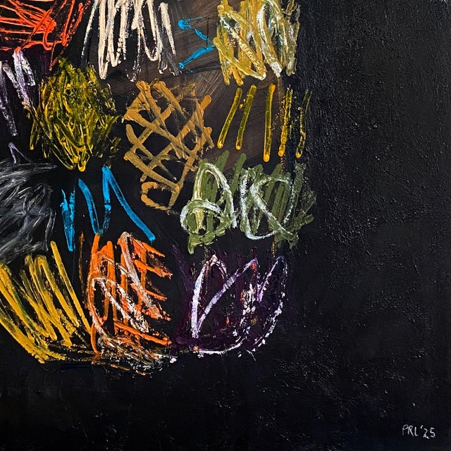 2020s Contemporary Abstract Mixed Media on Canvas "What I Found on the Way Home" by Paul Landauer For Sale - Image 5 of 7