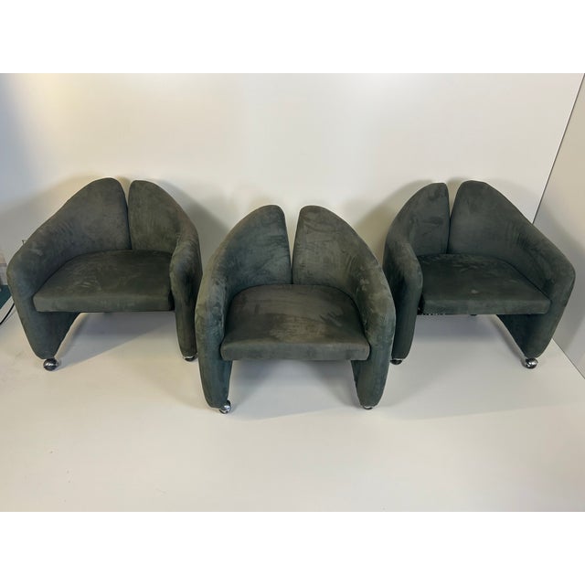 Mod. Pd 142 Armchairs by Eugenio Gerli for Tecno, 1970s, Set of 3 For Sale - Image 13 of 13