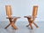 Sculptural Dining Chairs in Oak from Ebénisterie Seltz, France, 1970s, Set of 4 For Sale - Image 6 of 14