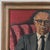 Vintage Expressionist Portrait of Seated Man With Glasses by Jack Gerber, Framed (C. 1950, Oil on Board) For Sale - Image 4 of 7