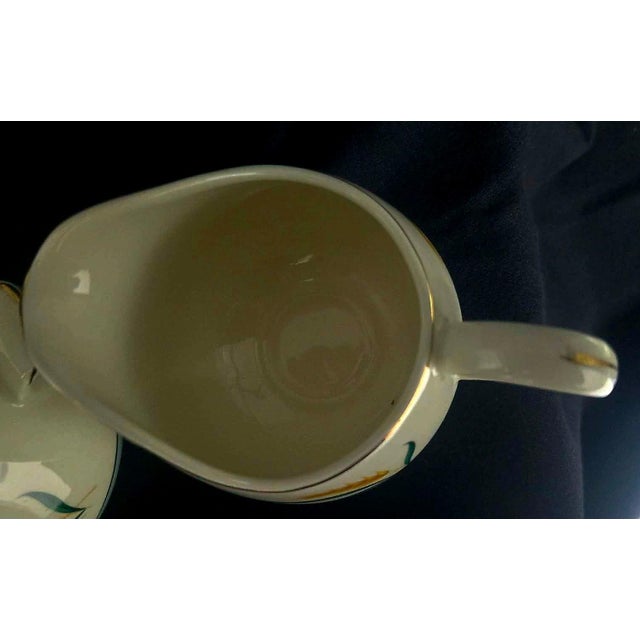 1950s 1950s Viking Sugar & Creamer Set in 'Viking Wheat' Pattern by International For Sale - Image 5 of 8