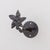 1950s 1950s Spanish Iron Flower Wall Hook For Sale - Image 5 of 11