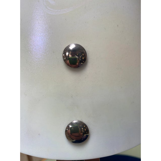 Metal 2000 Italian Chrome and Murano Glass Desk Lamp For Sale - Image 7 of 11