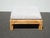 1970s Large Vintage French Country Coastal Bamboo Rattan Ottoman Foot Stool For Sale - Image 5 of 17