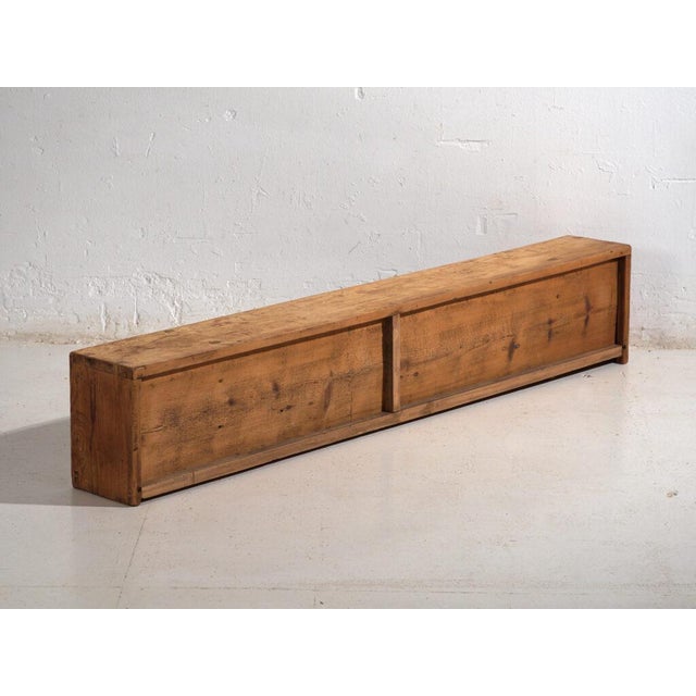 Low Antique Qing Dynasty Pine Gansu Bench or Sideboard For Sale - Image 10 of 12