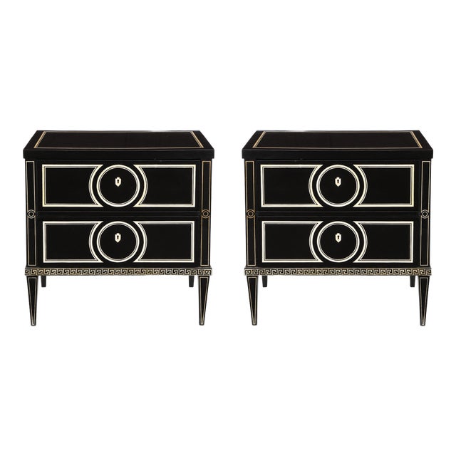 Bespoke Fornasetti Style Commodes - a Pair For Sale