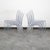 Mid-Century Modern 1960s Mid Century Danish Modern Dining Chairs Set 8 Casprini Tiffany Italy Stacking For Sale - Image 3 of 11
