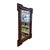 Antique Bobbin Turned Oak Wall Mirror – Arts and Crafts Style Spool Beaded Wood Frame With Beveled Glass For Sale In Seattle - Image 6 of 10