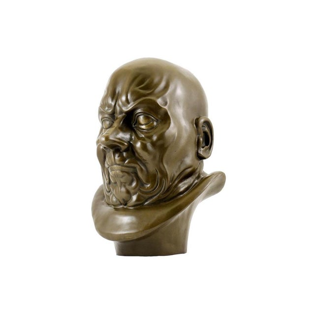 Neoclassical Style Bust, 18th Century, Bronze For Sale - Image 4 of 9