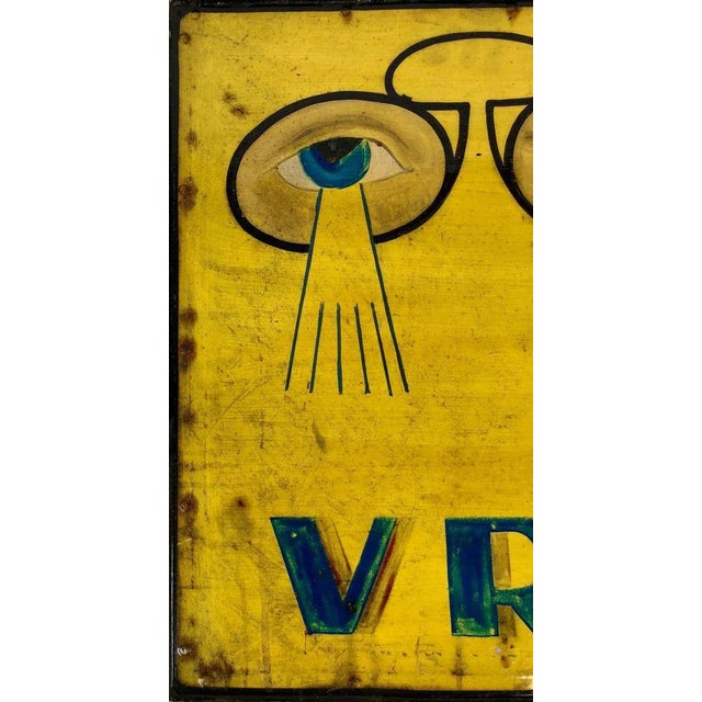 1920s Advertising Sign for an Optician, 1920s For Sale - Image 5 of 7