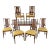 1960s Broyhill Brasilia Mid-Century Modern Dining Table & Six Chairs For Sale