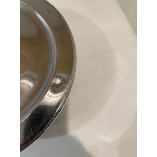 Vintage Wallace Brothers Silverplated Planter With Ceramic Insert For Sale In Philadelphia - Image 6 of 7