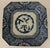 Antique Japanese Blue and White Arita Porcelain Octagonal Plate With Avian Motif For Sale - Image 10 of 15