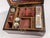 19th Century English Rosewood Veneer Traveling Vanity Case Box For Sale - Image 16 of 18