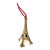 Vintage Solid Brass Eiffel Tower Christmas Ornament For Sale